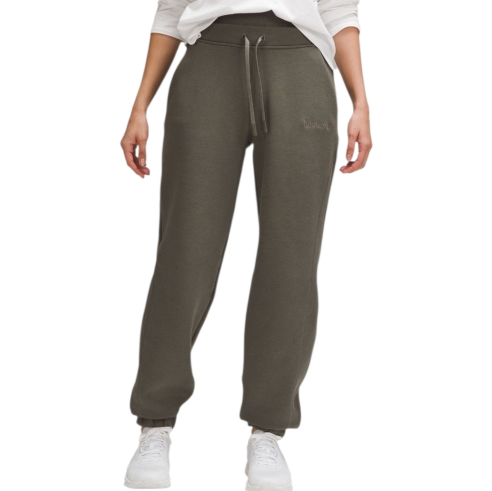 Lululemon Athletica Plush Fleece Double-Waist High-Rise Joggers Asia Fit XL XXL